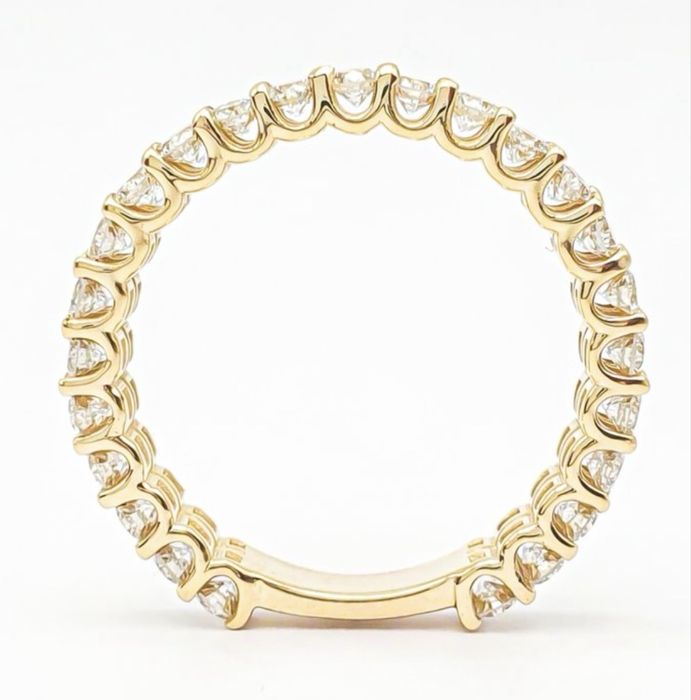 Inel Eternity Aur 14K - 2.01 CT Diamante Lab Grown (Certificat IGI)