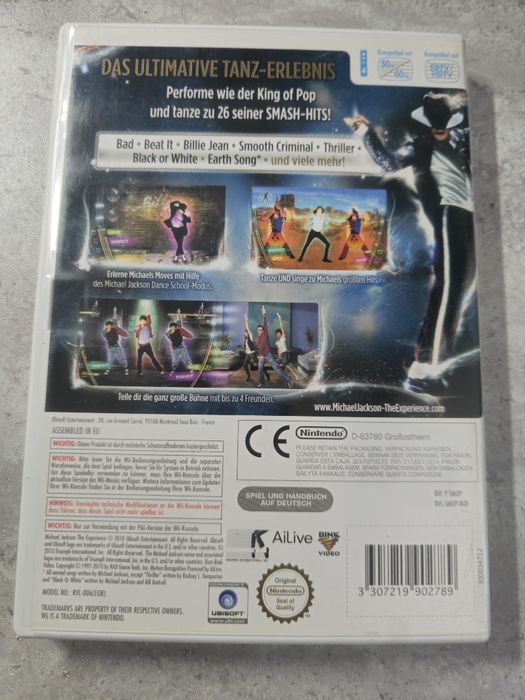 Vând joc Nintendo Wii Michael Jackson the Experiance