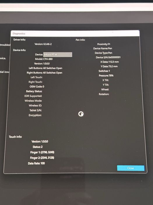 Tableta grafica Wacom Intuos CTH-680 Pen Touch desen design editare ph