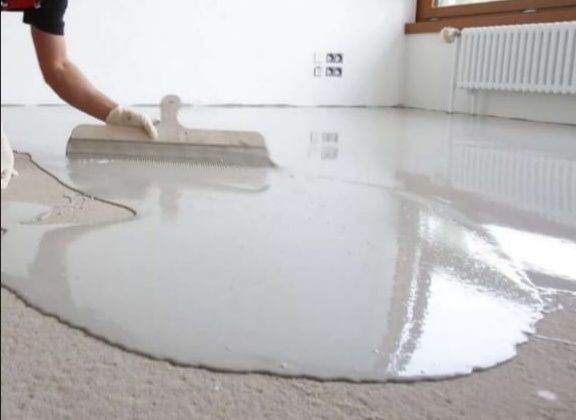 Стяжка налевной пол