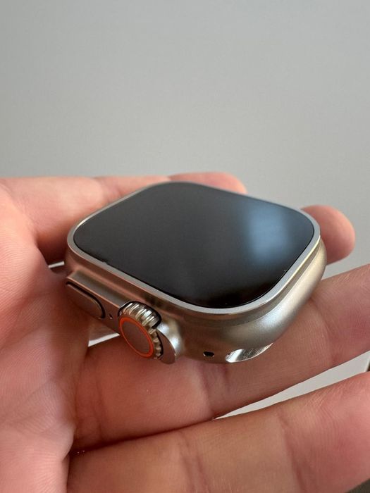 Apple Watch Ultra 2 natural titanium, cu accesorii, in garantie