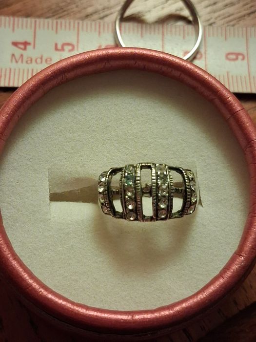 Inel argint cu zirconii