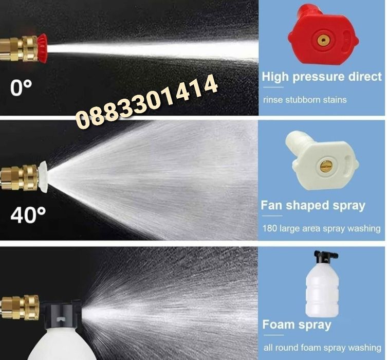 Намаление! Водоструйка с 2 батерии, Акумулаторна