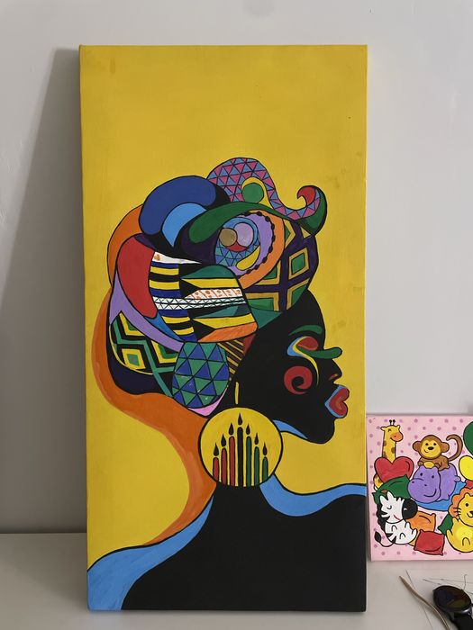 Продам яркую, сочную картину «Африканка»