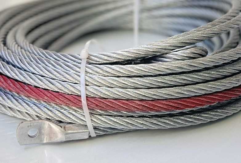 Стоманено въже за лебедка 9.5mm / 26 m