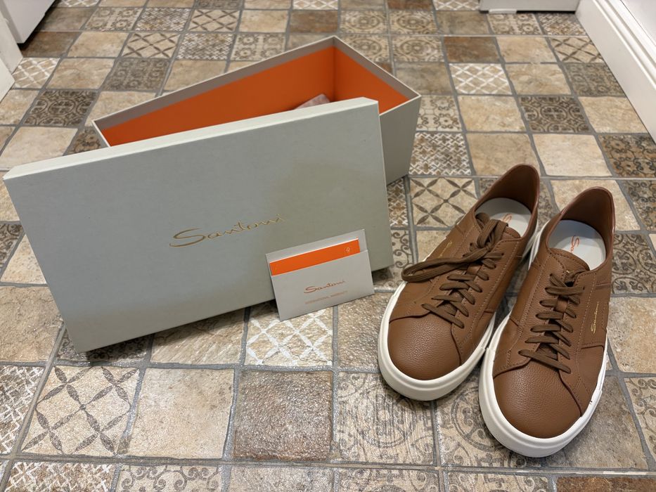 Кеды Santoni коричневые