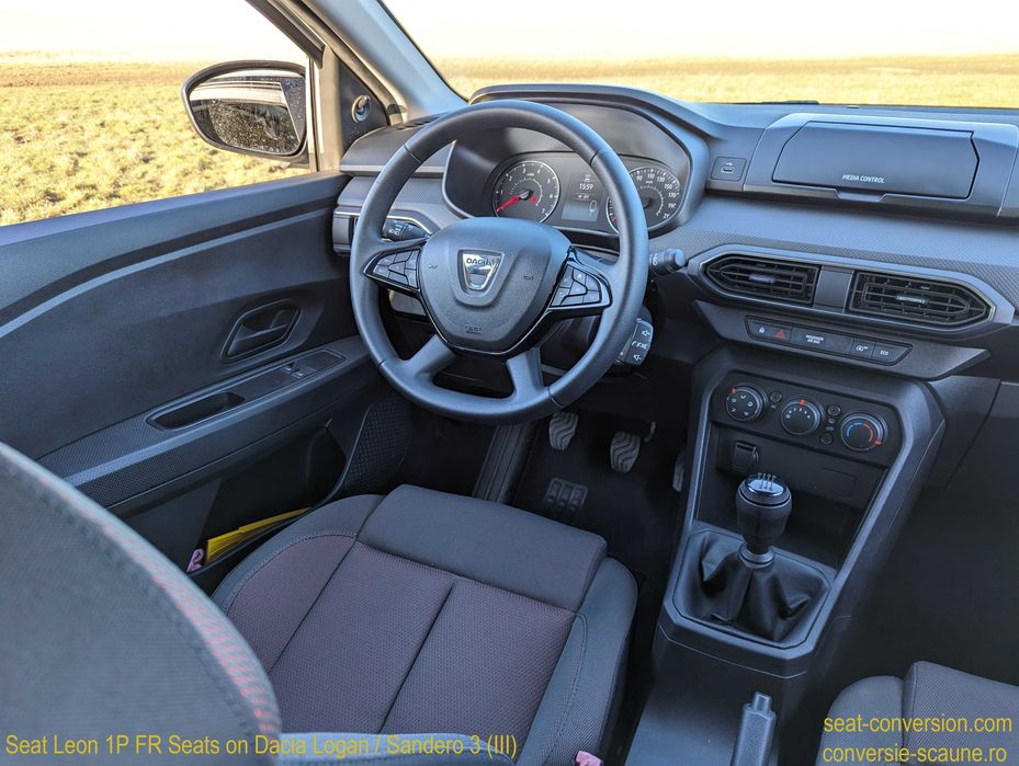 Sistem adaptare scaune de Leon 1P FR pe Logan Sandero 3 III 2020 +