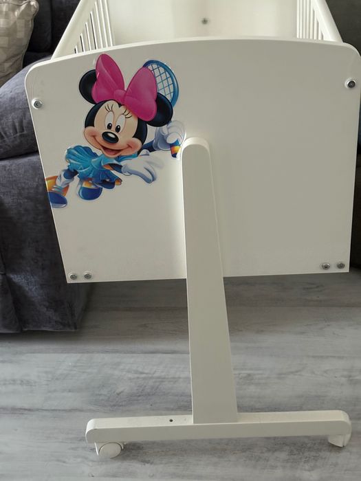 Patut co-sleeping Ninna Alb Lemn Fag salteluta inclusa