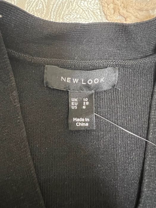 Къса черна рокля плетиво