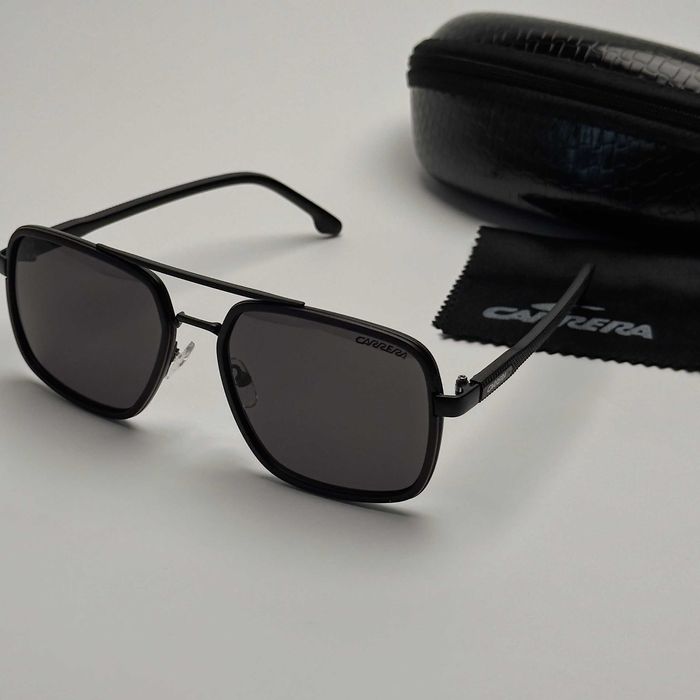 Слънчеви очила Carrera UV400 Унисекс Правоъгълни Златни Черни Кафяви