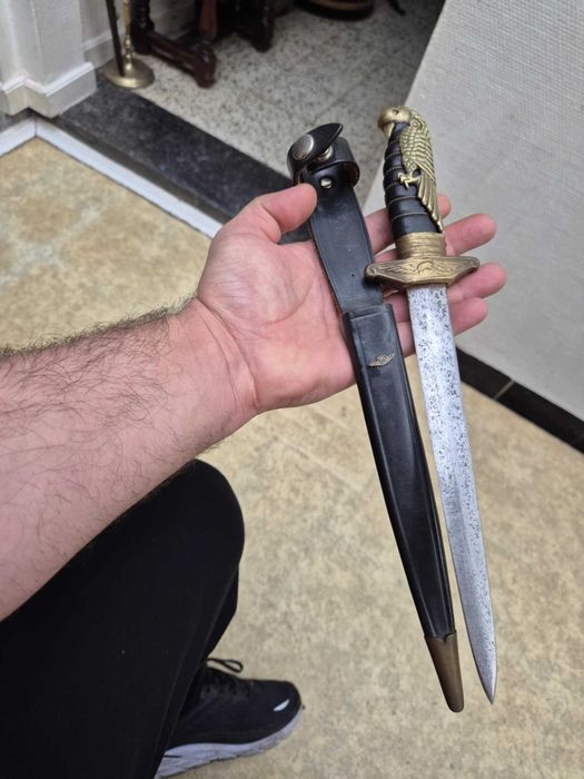 Pumnal vintage de ofiter de aviatie chinez WWII