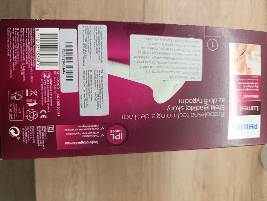 Фотоепилатор Philips Lumea Advanced IPL – Като нов, пълен комплект