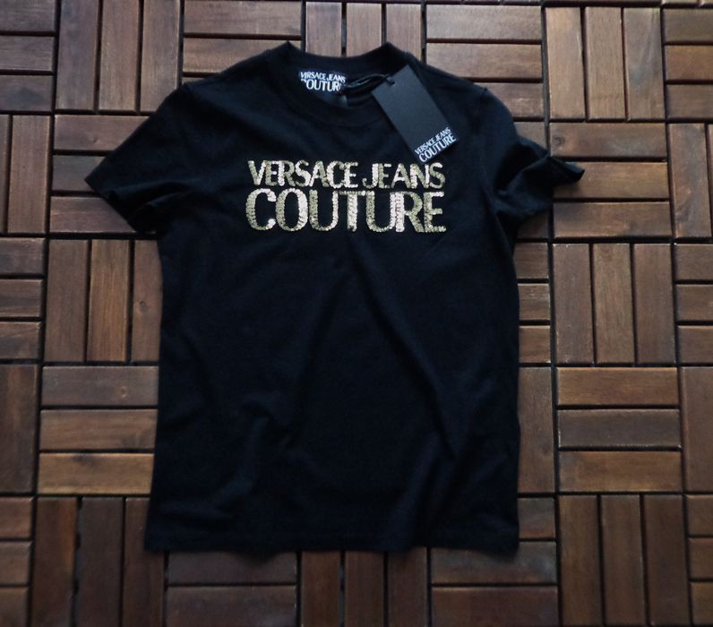 Дамска тениска Versace Jeans Couture Sequin logo T-shirt