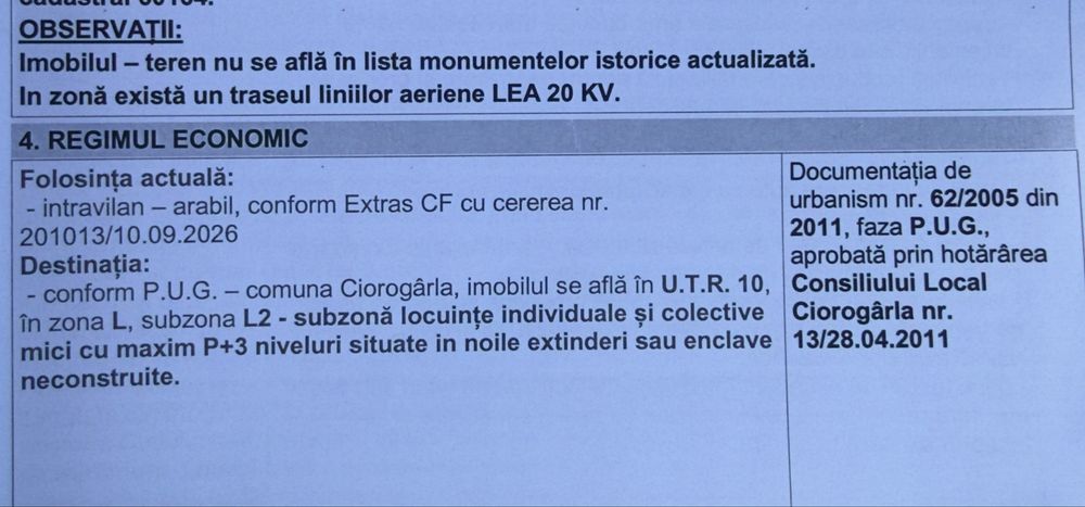 Parcele teren intravilan 500 mp Ciorogârla – Ideal Casă / Investiție – 20€/mp
