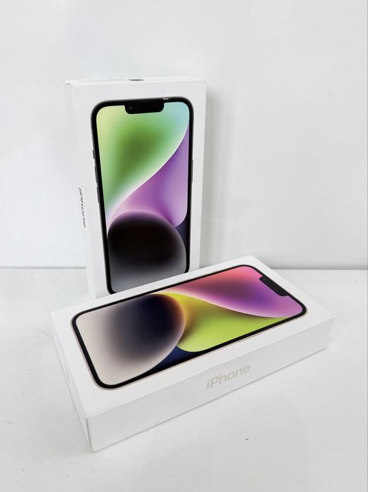 НОВ! iPhone 14 128GB Black / Starlight 2г.ГАРАНЦИЯ!