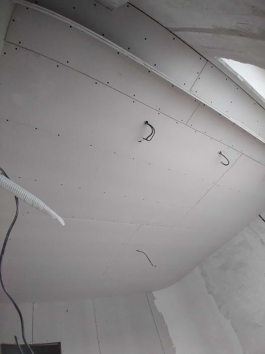 Гипсокартонные работы Гипсокартон жұмыстары