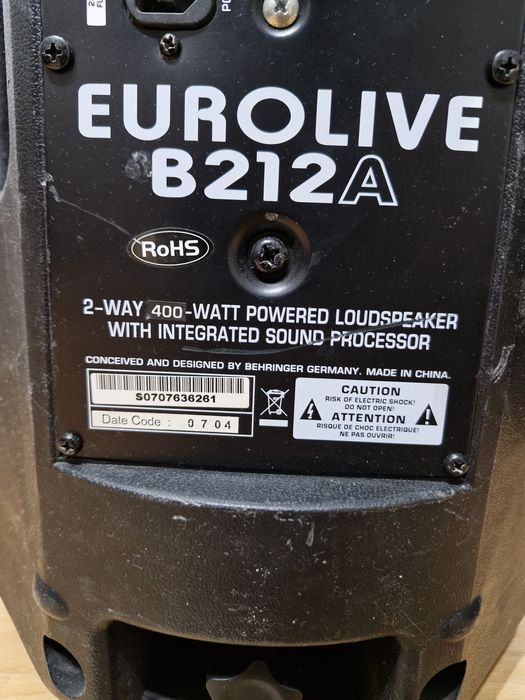 Акустическая колонка Behringer B212A