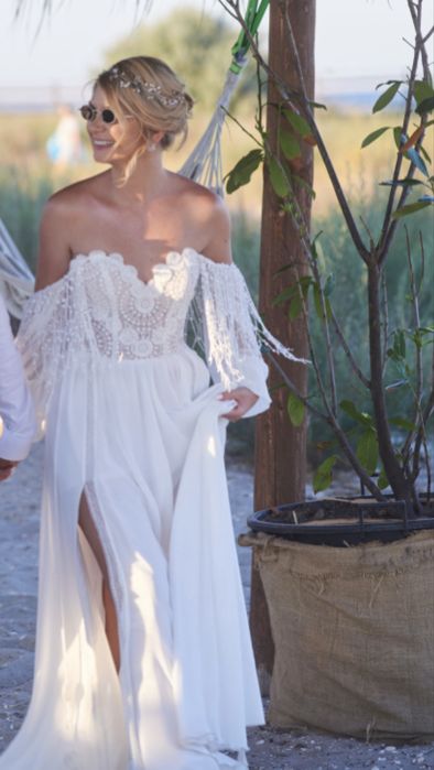 Rochie de mireasa boho mas 34