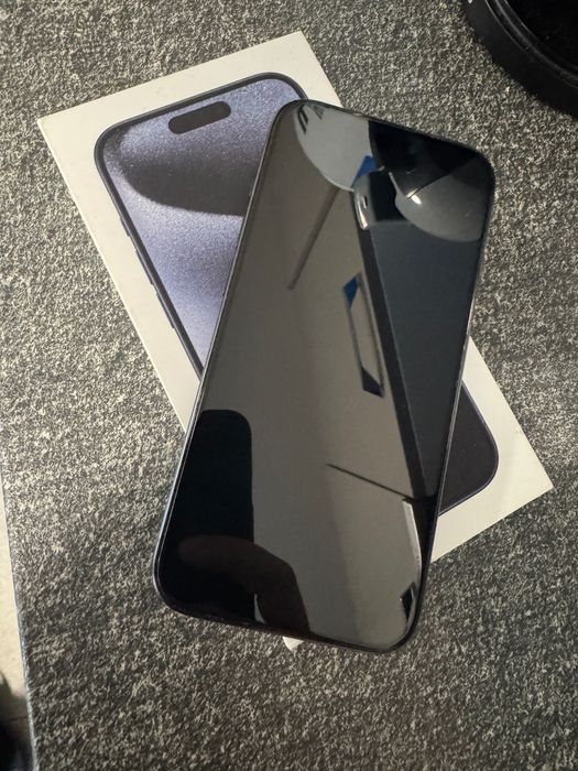 iPhone 15 Pro 128GB Blue Titanium КАТО НОВ