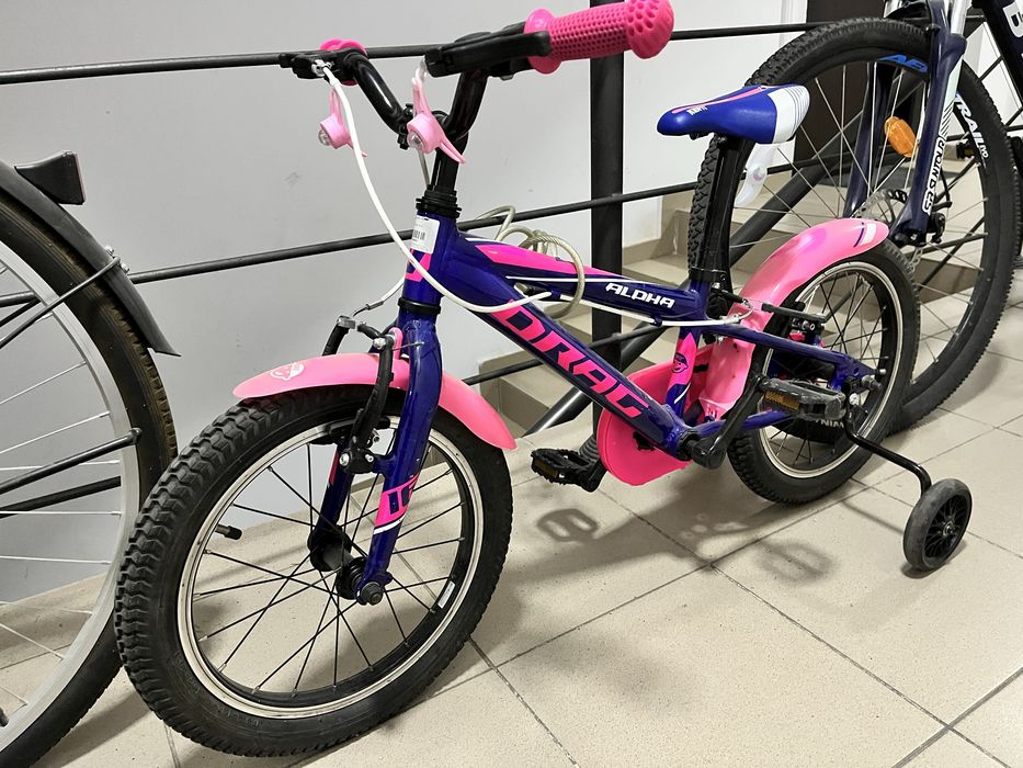 Bicicleta copii 16’’ ALPHA cadru aluminiu