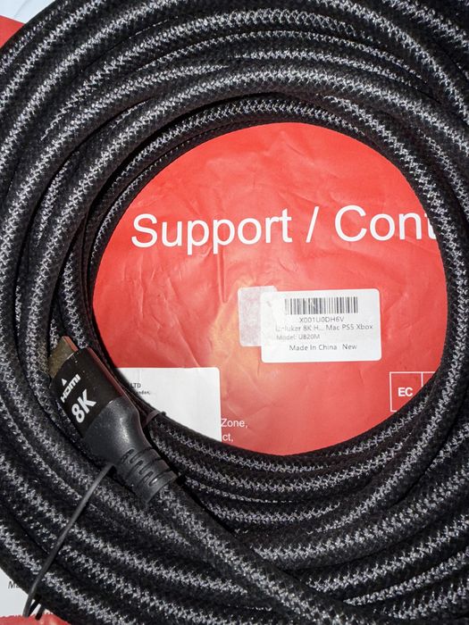 Cablu HDMI 8k-60Hz,20m,4k 120Hz eARC ARC Dolby Atmos HDR10+ HDCP2.3