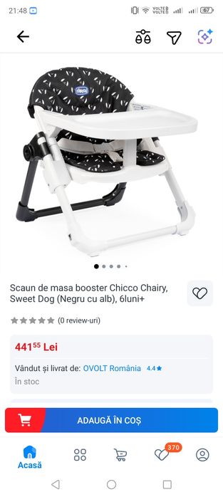 Scaun de masa pliabil vacanta