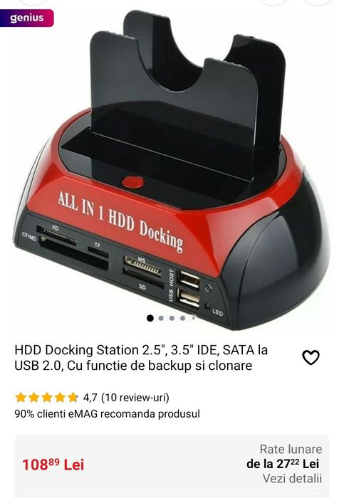 All in one docking Station Ilfov Baneasa • OLX.ro