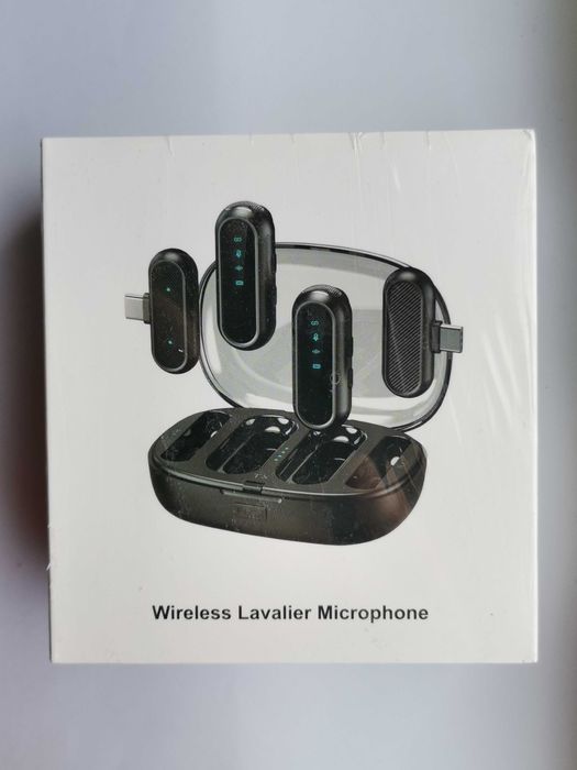 Microfoane Lavaliera Wireless, 2.4 GHz, anulare zgomot