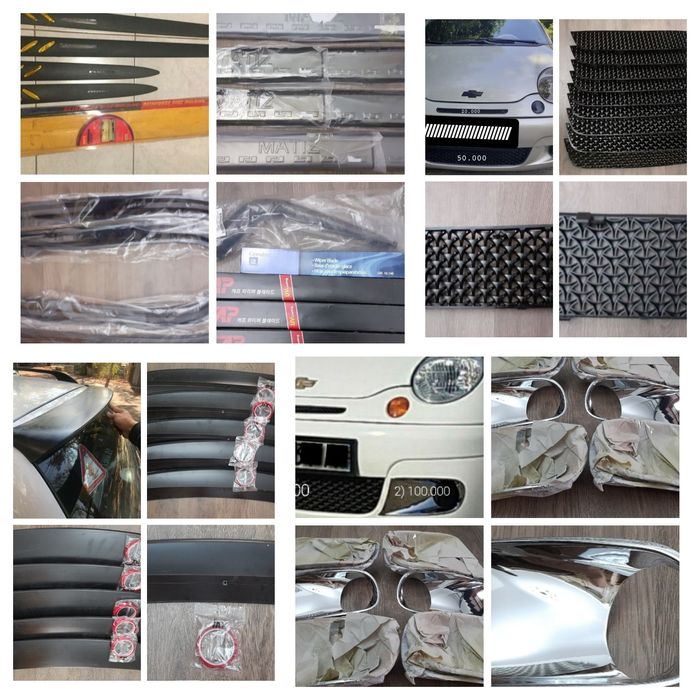 Матиз спойлер усы и разные аксессуары заводские оригинал 100% из Кореи