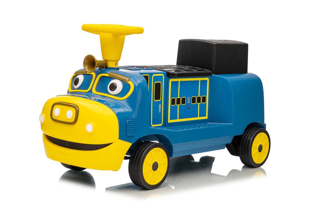 Trenulet electric pentru 2 copii CHUGGINGTON, 2x45W 12V, Blue