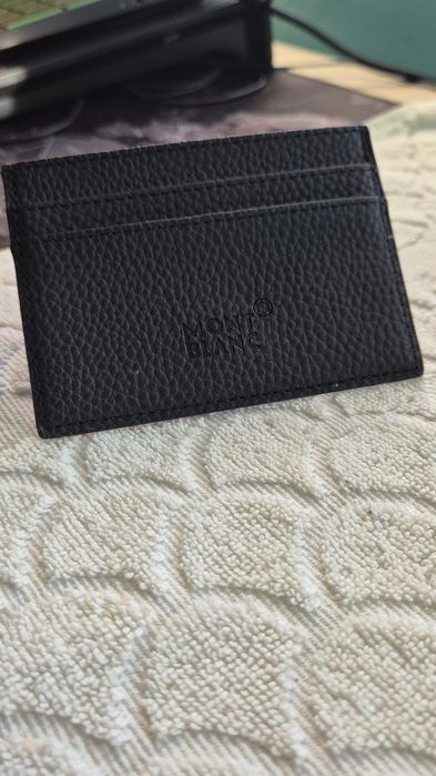 Cardholder Montblanc negru mat