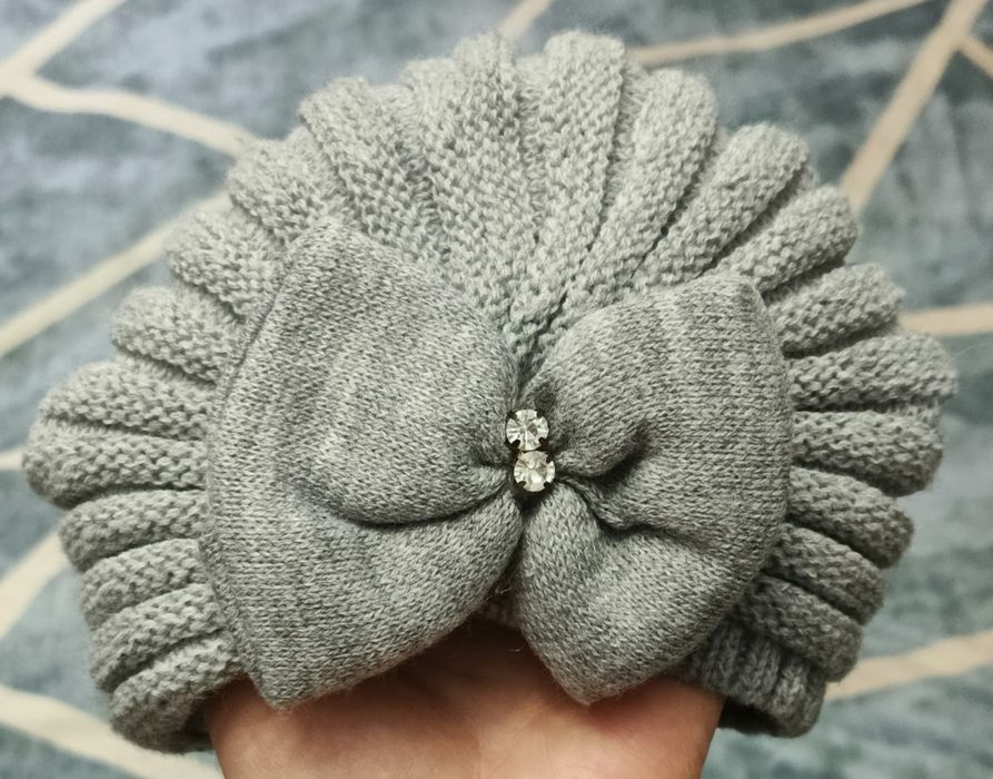 Новая красивая шапочка на девочку