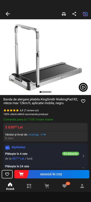 Banda alergare Kingsmith R2 schimb PS 5