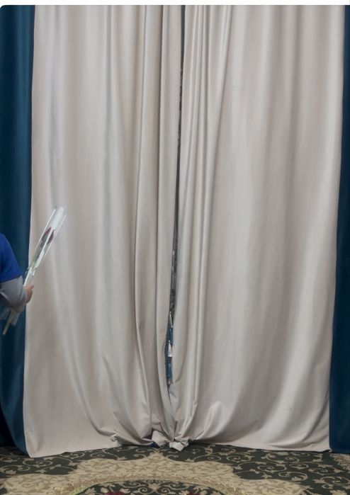 Шторы(зал, спальня)