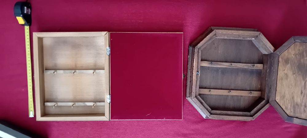 Set cutii casete pentru depozitat chei vintage