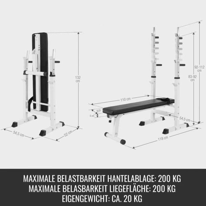 Pachet complet fitness , bancă de piept, set de bare + discuri 100kg