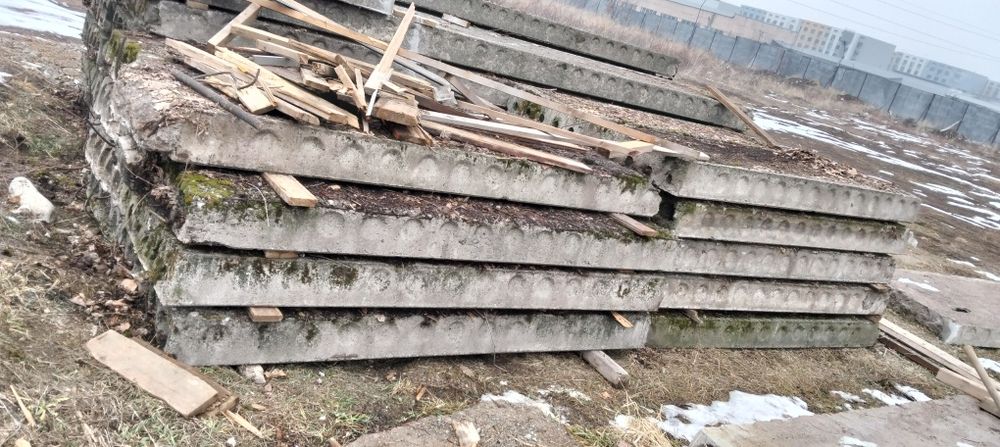 Плиты перекрытия бу