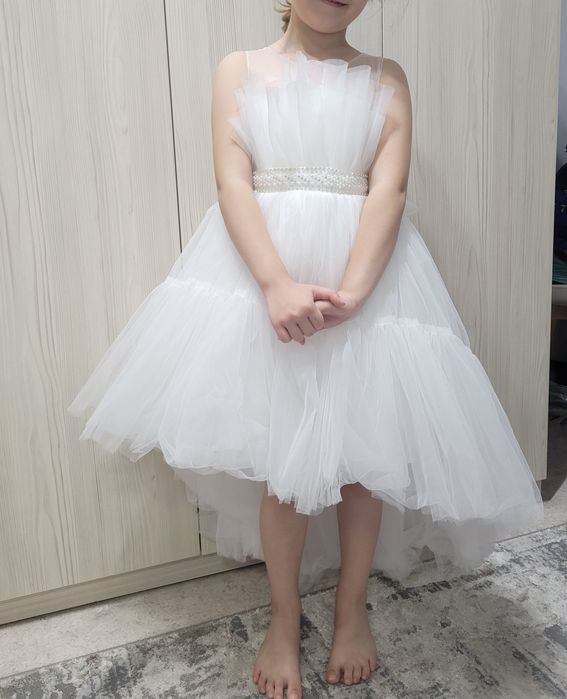 Rochie alba 7 ani