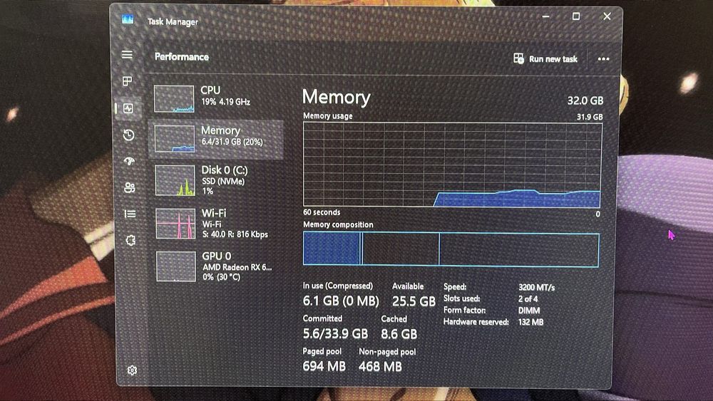 Pc Gaming RX 6650 XT 32gb RAM 3200 MHz foarte bine intretinut!
