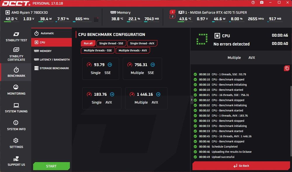 Геймърски PC AMD Ryzen 7 7800X3D / GeForce RTX 4070 Ti SUPER / RAM Kingston DDR5 32 GB 6000 MHz / SSD Kingston 2 TB
