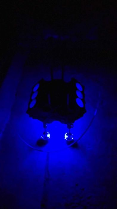 Холна Маса От Двигател Led Осветление | Ръчна Изработка