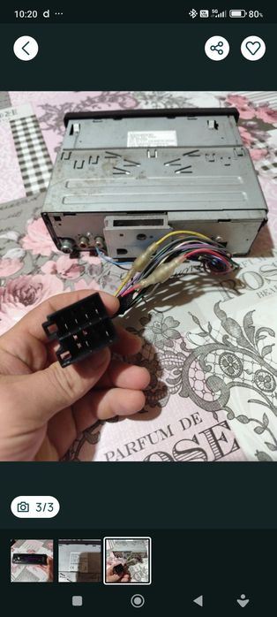 Se vinde player auto cu Bluetooth activ și usb