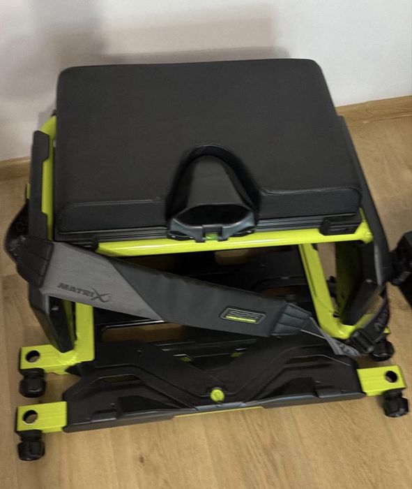 Scaun pescuit modular Matrix S25 Pro Superbox Lime Edition