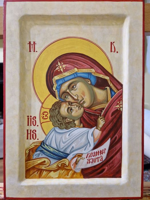 Icoane pictate manual