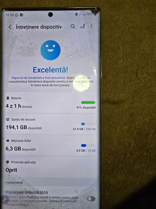 Vând note 20 ultra 5g 256 gb