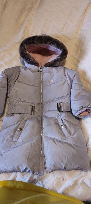 Курточка шубка с шапкой