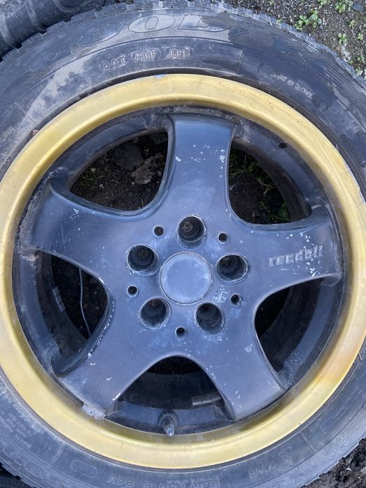 Jante aliaj R16 cu cauciucuri M+S Audi A4 B6/B7 passat Skoda 5x112