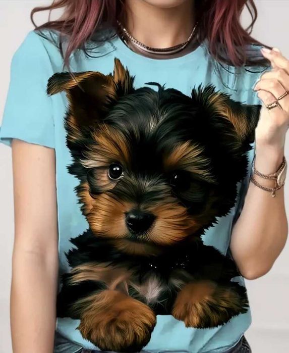 Блуза с къс ръкав