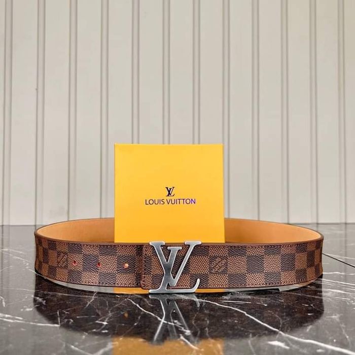 Curele unisex LV piele naturala, cutie, etichetă, saculet