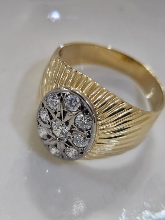 750 СССР Кольцо с бриллиантами
